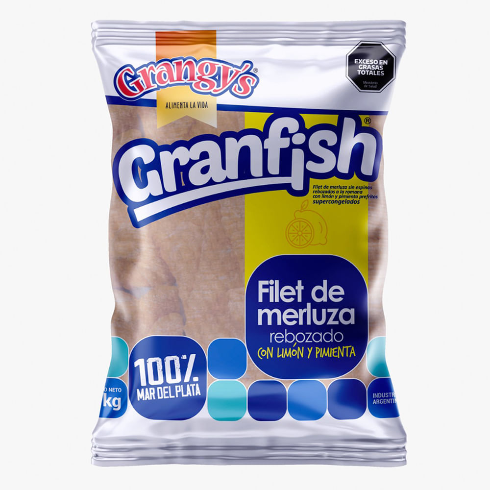 Filet De Merluza Grangys Con Limón Y Pimienta 1 Kg image