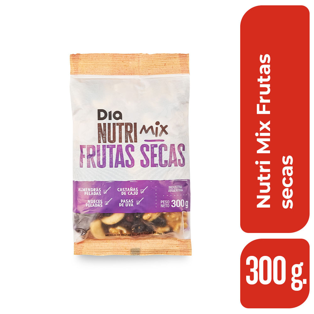 Nutrimix Frutas Secas Dia 300 Gr. image
