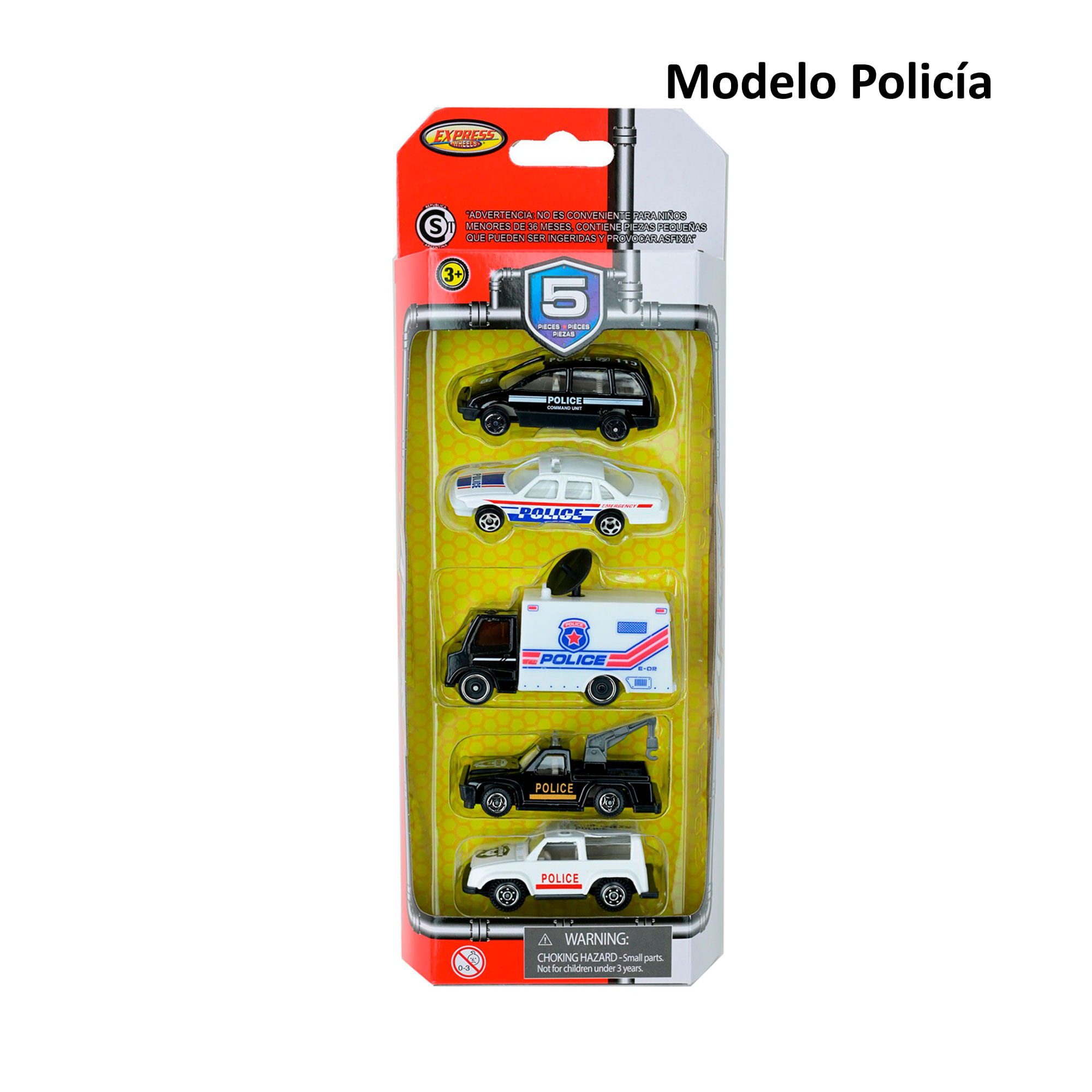 Express Wheels set 5 autitos (Modelos Surtidos) image