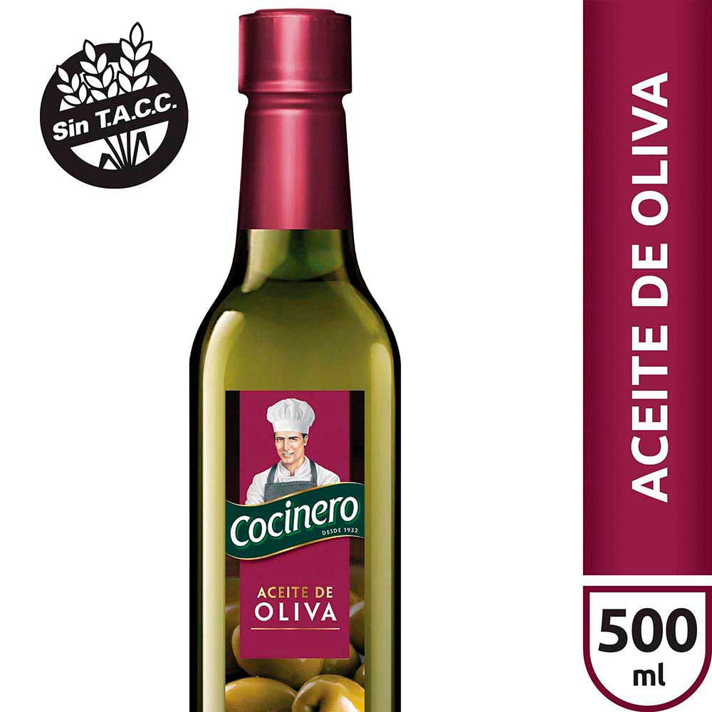 Aceite De Oliva Cocinero Sin Tacc 500 Ml image