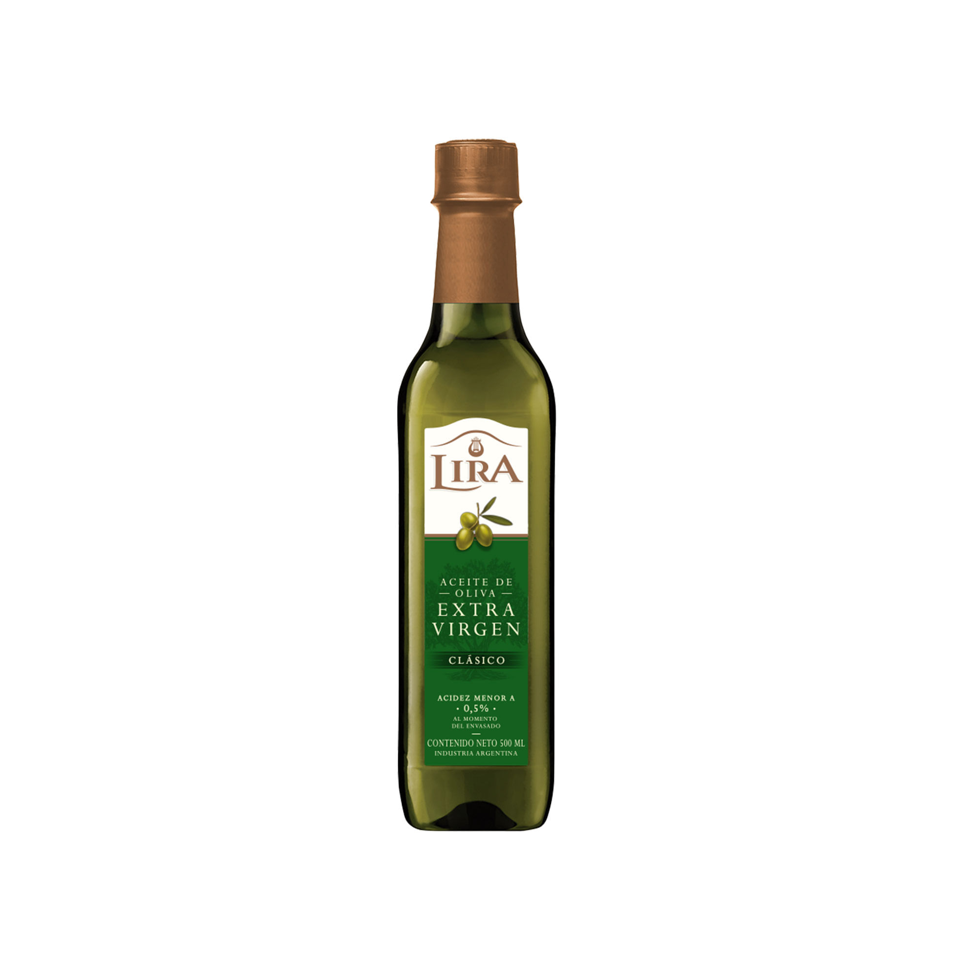Aceite de oliva extra virgen Lira pet 500 cc. image
