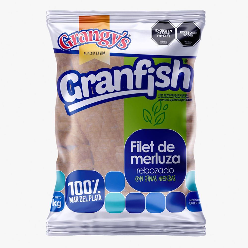 Filet De Merluza Grangys Con Finas Hierbas 1 Kg image