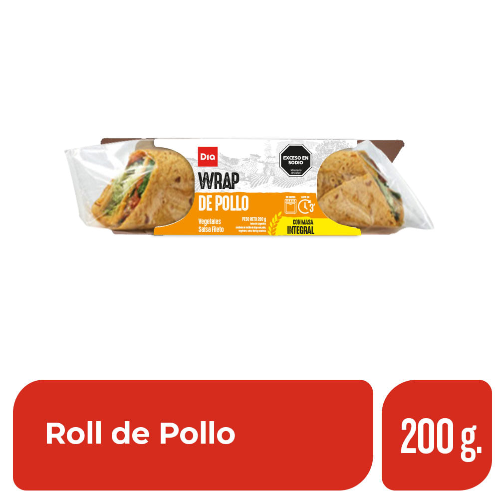 Roll De Pollo Dia 200 Gr. image