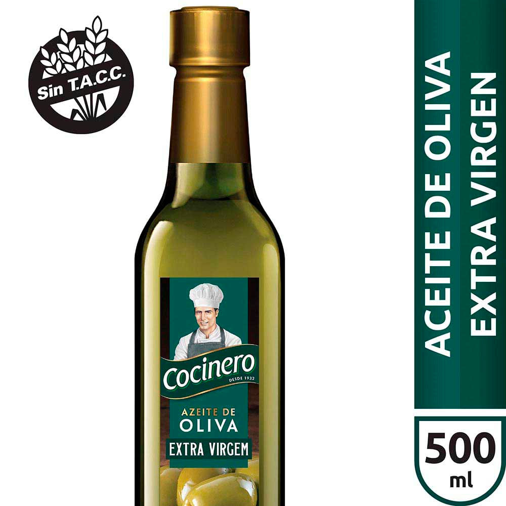 Aceite De Oliva Cocinero Extra Virgen Sin Tacc 500 Ml image
