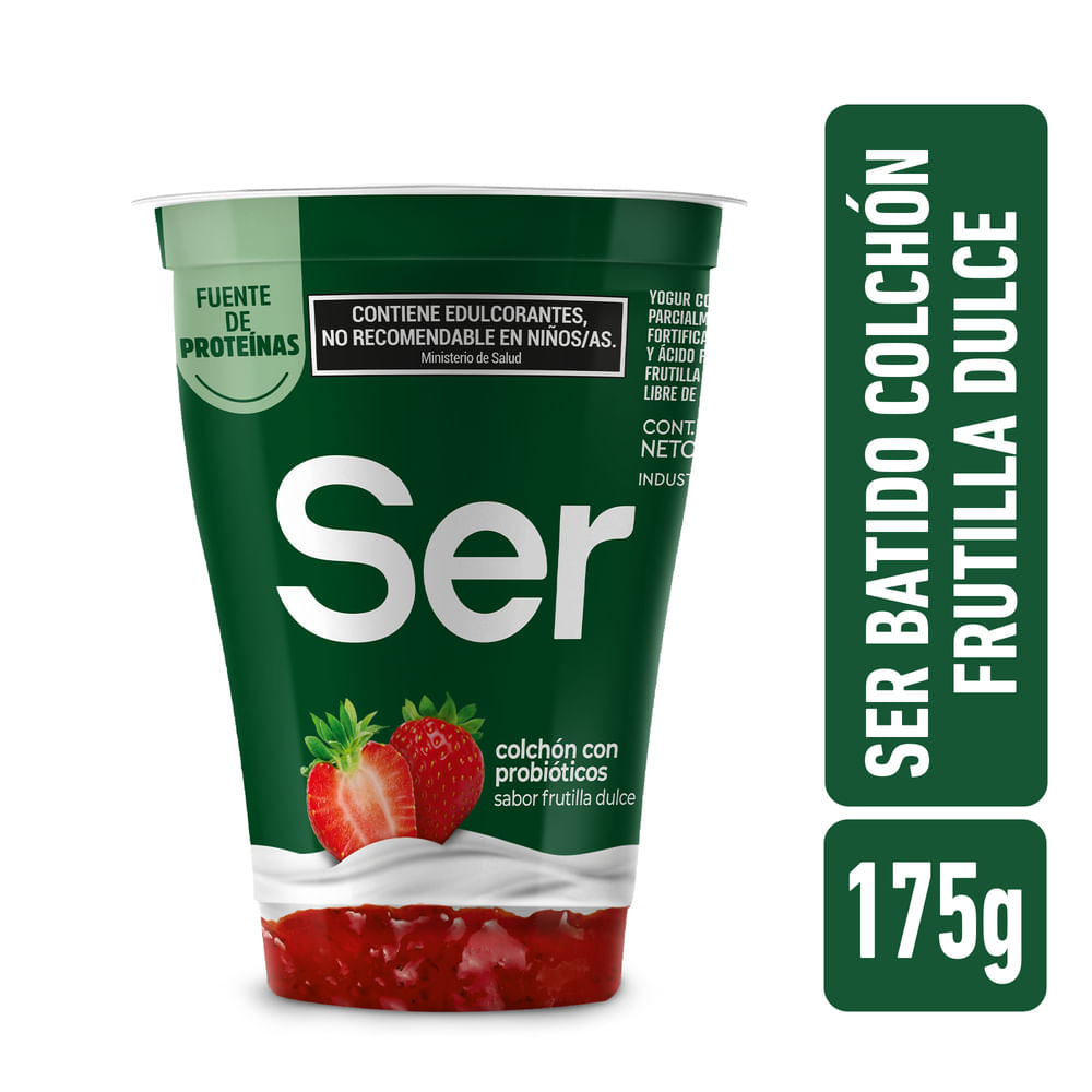 Yogur Colchón Sabor Frutilla Dulce 175 Grs Ser image