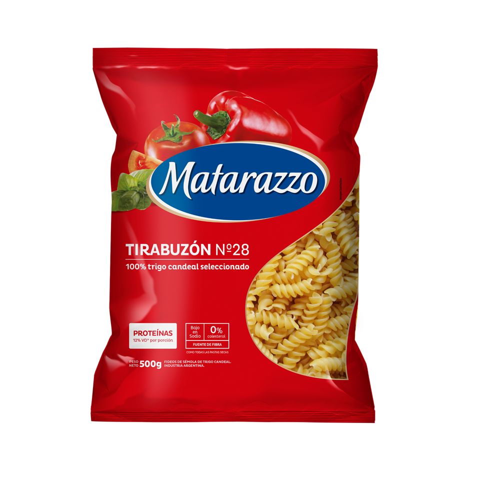 Fideos Matarazzo Tirabuzón N28 X500g image