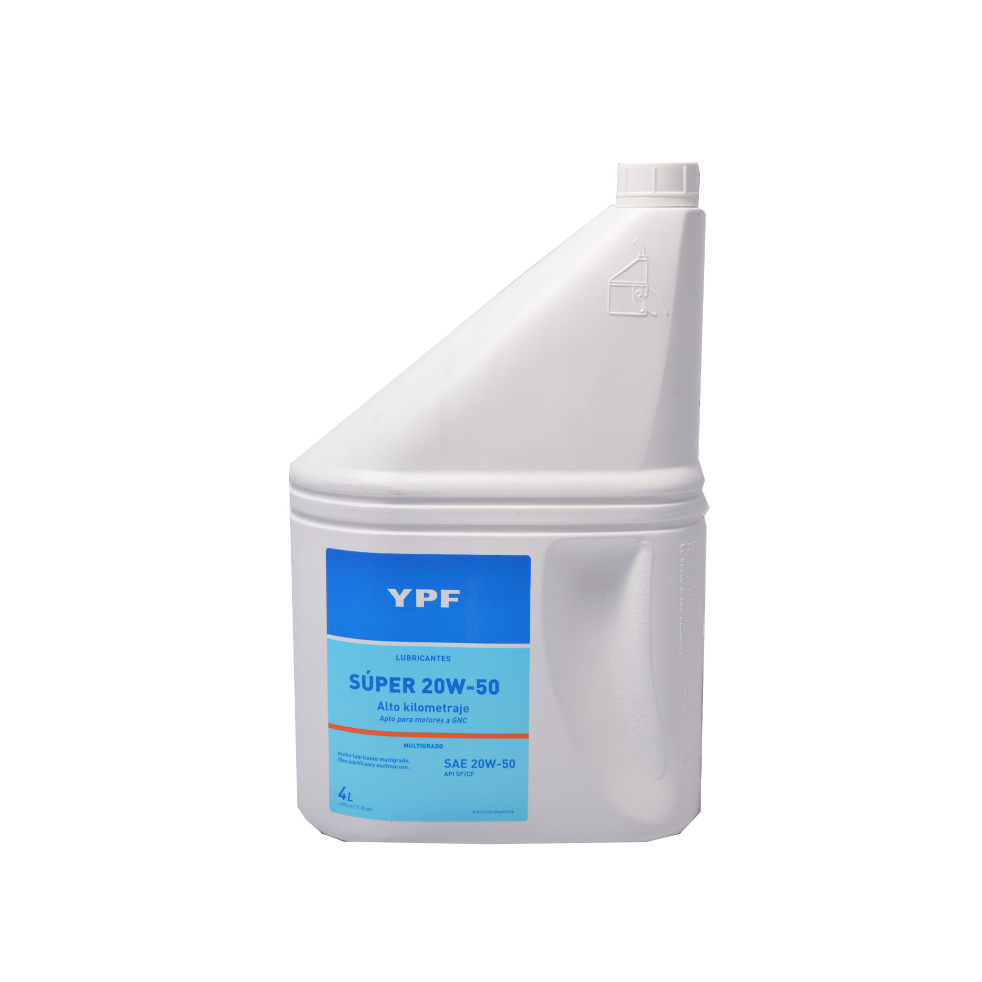 Aceite YPF gnc super 20w 50 x 4l. - imagen del producto