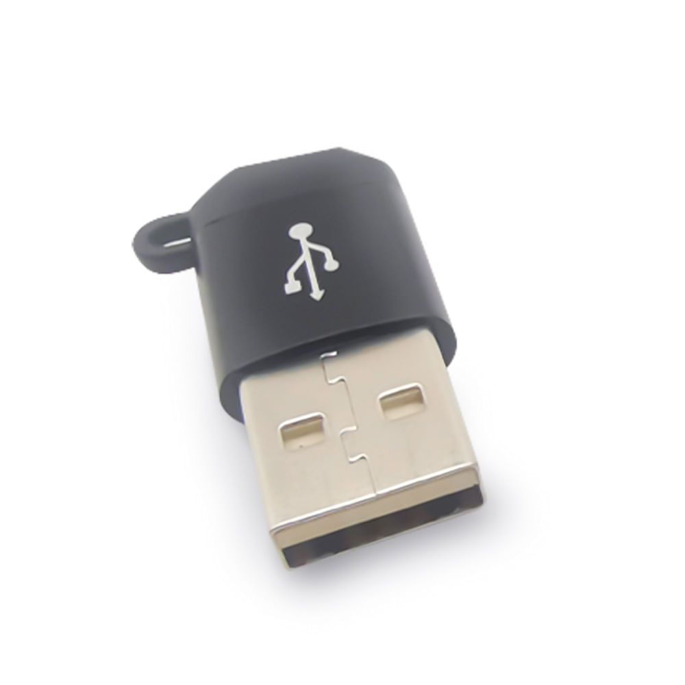 Adaptador Usb 2.0 Type-c Hembra Negro HUSB17 Tagwood - imagen del producto