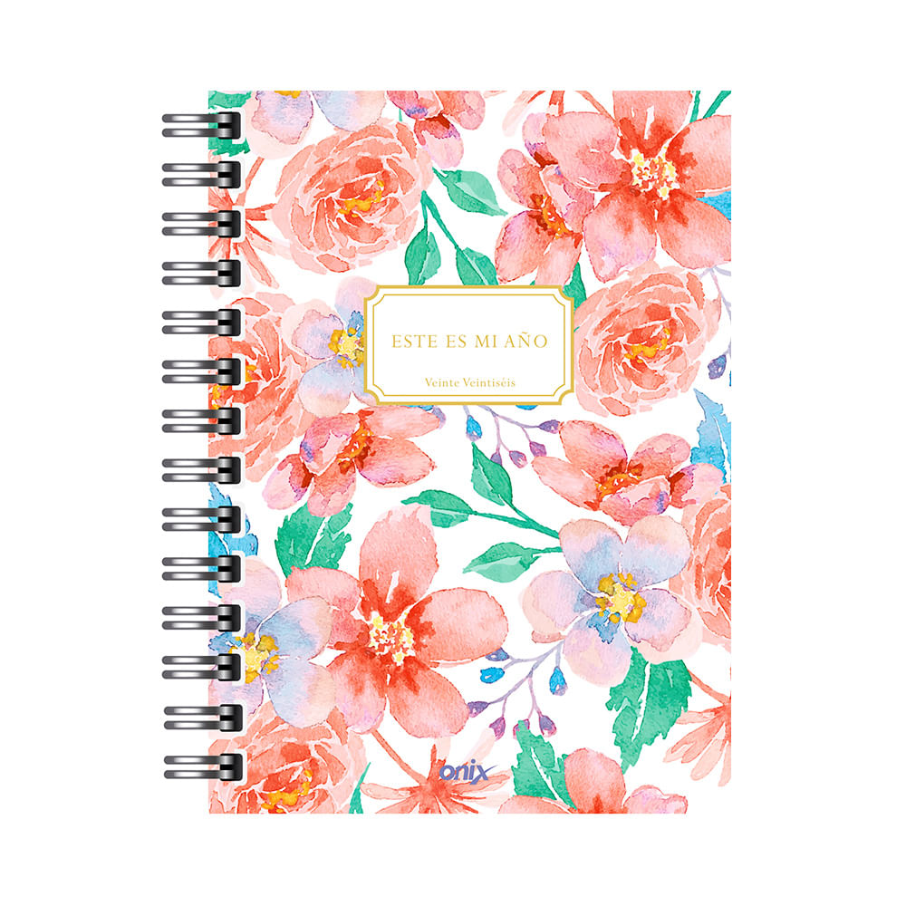Agenda Aquamist Espiralado Semana 16x22 Cm Libesa - imagen del producto
