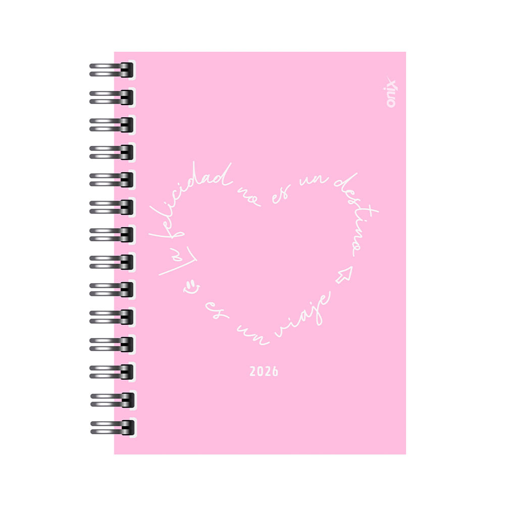 Agenda Pastel Espiralado 16x22 Cm Libesa - imagen del producto