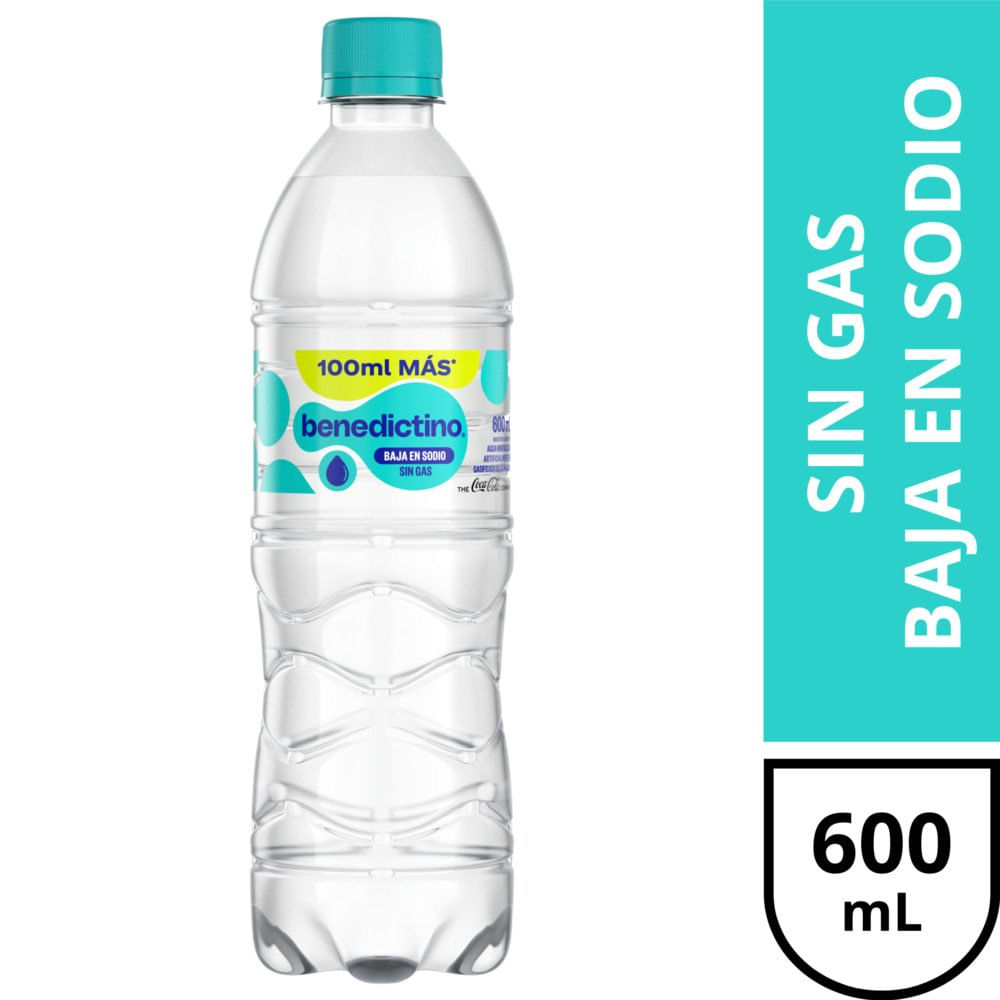 Agua Mineral Sin Gas 600 Ml Benedictino - imagen del producto