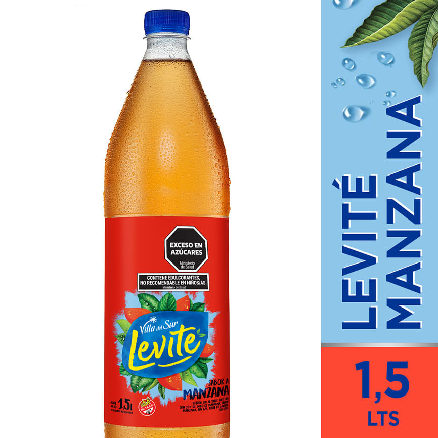 Agua saborizada de manzana Levité 1,5 lts - imagen del producto