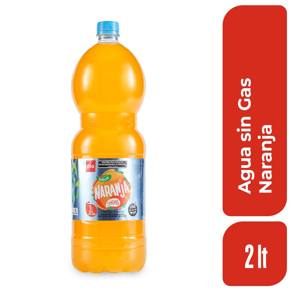 Agua Sin Gas Naranja Cero 2 Lt. - imagen del producto