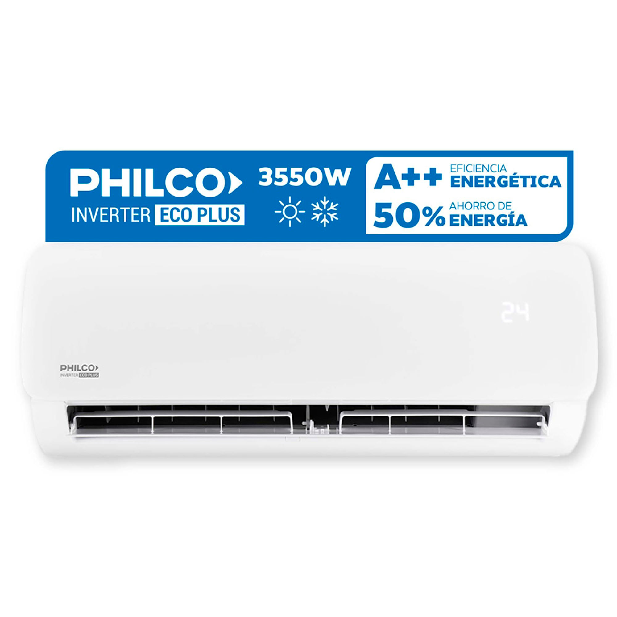 Aire acondicionado split frio-calor inverter Philco 3550W PHIN35HA3BN. - imagen del producto