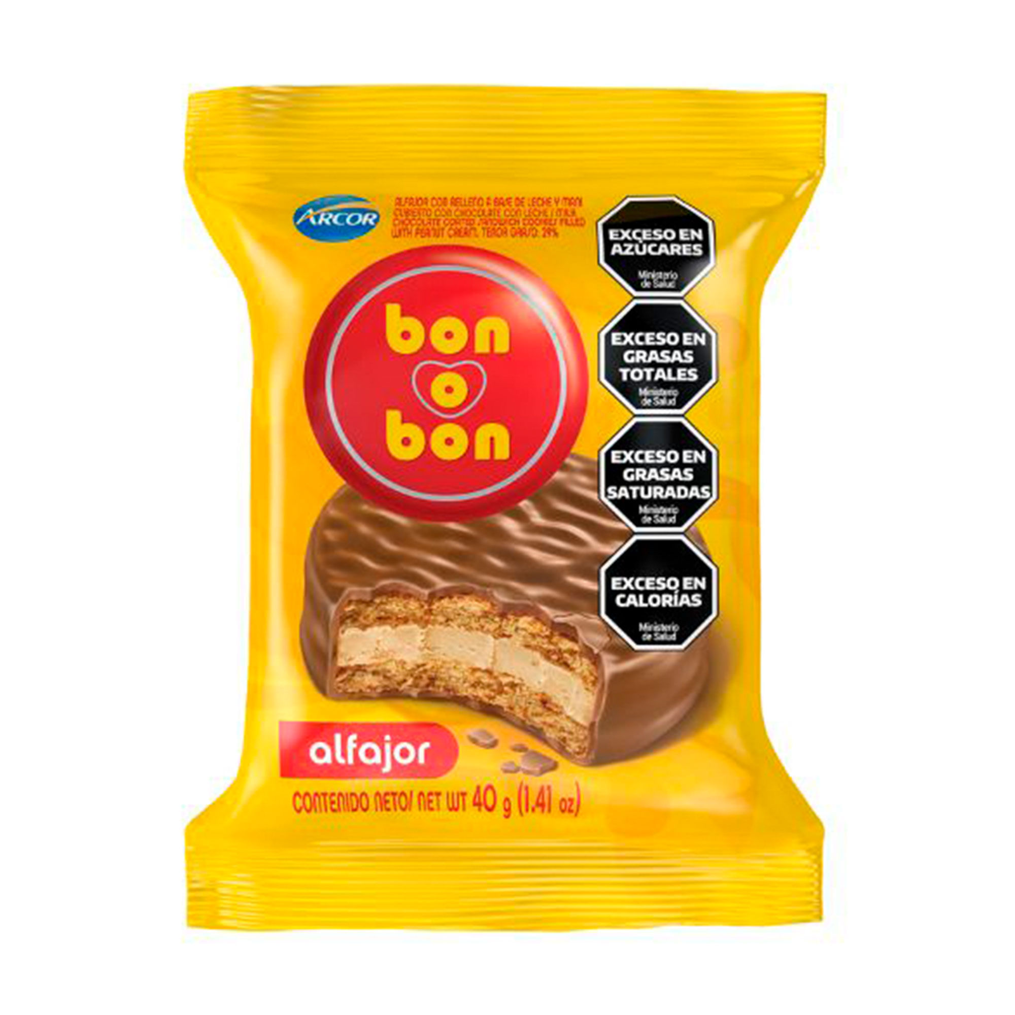 Alfajor Bon O Bon Negro 40 G - imagen del producto