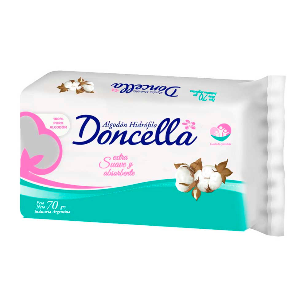 Algodón Hidrófilo 70 Grs Doncella - imagen del producto