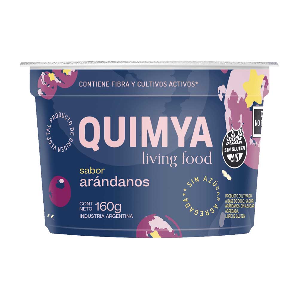 Alimento Coco Arandanos Sin Azucar X 160 Grs Quimya - imagen del producto