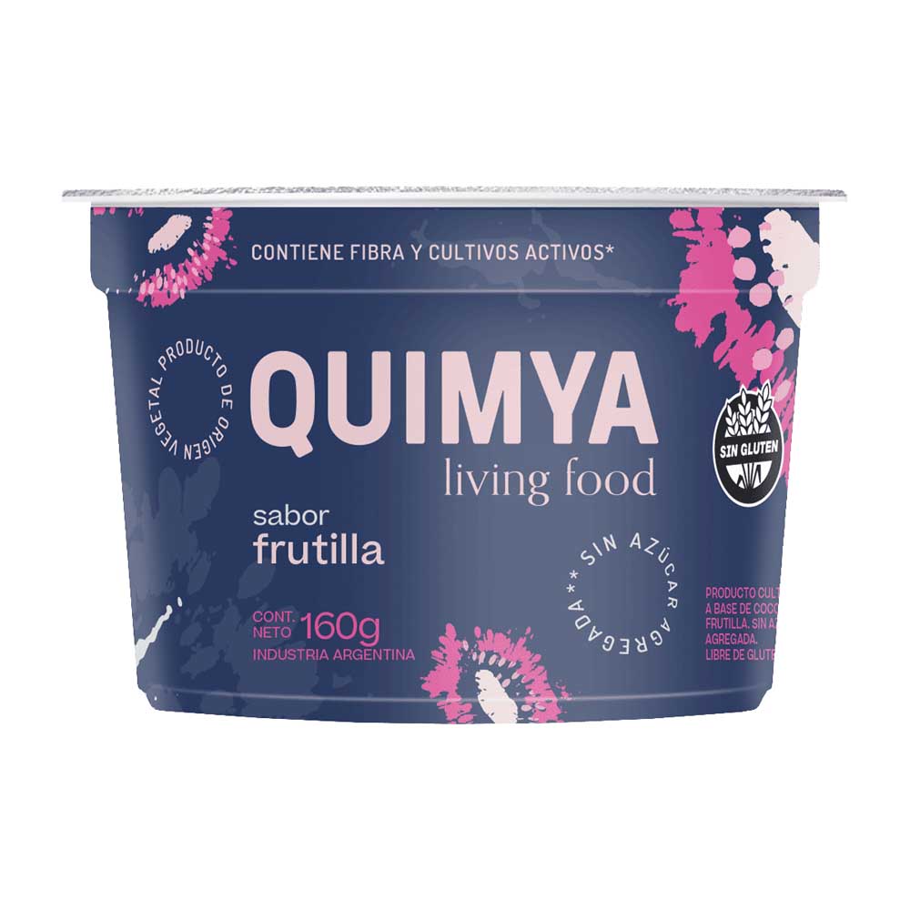 Alimento Coco Frutilla Sin Azucar X 160 Grs Quimya - imagen del producto