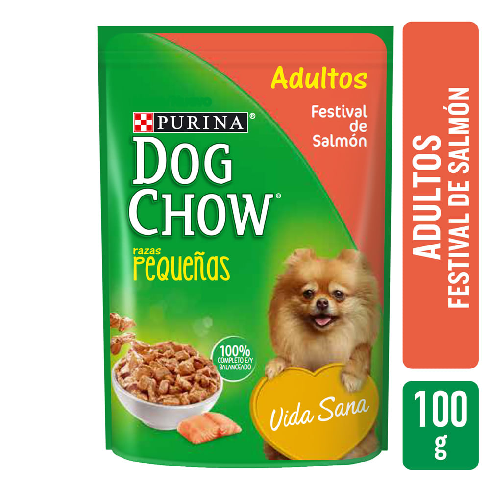 Alimento Humedo Salmon Raza Mini Dog Chow 100 Gr. - imagen del producto