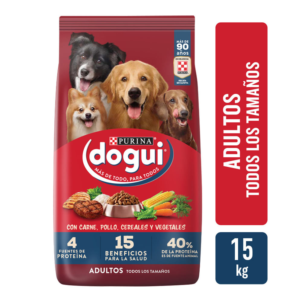 Alimento para Perros Seco Saborizado Adultos 15 Kg Dogui - imagen del producto