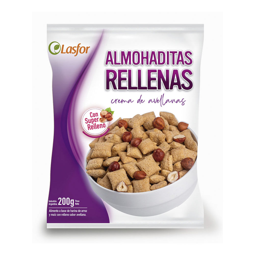 Almohaditas Lasfor Relleno Avellanas 200g - imagen del producto