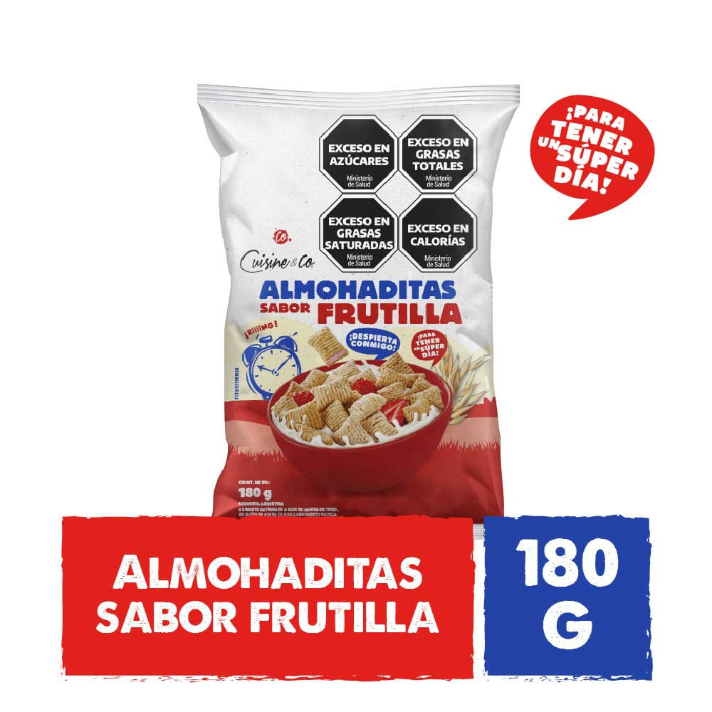 Cereales Sabor Frutilla 180 Grs Cuisine & Co - imagen del producto
