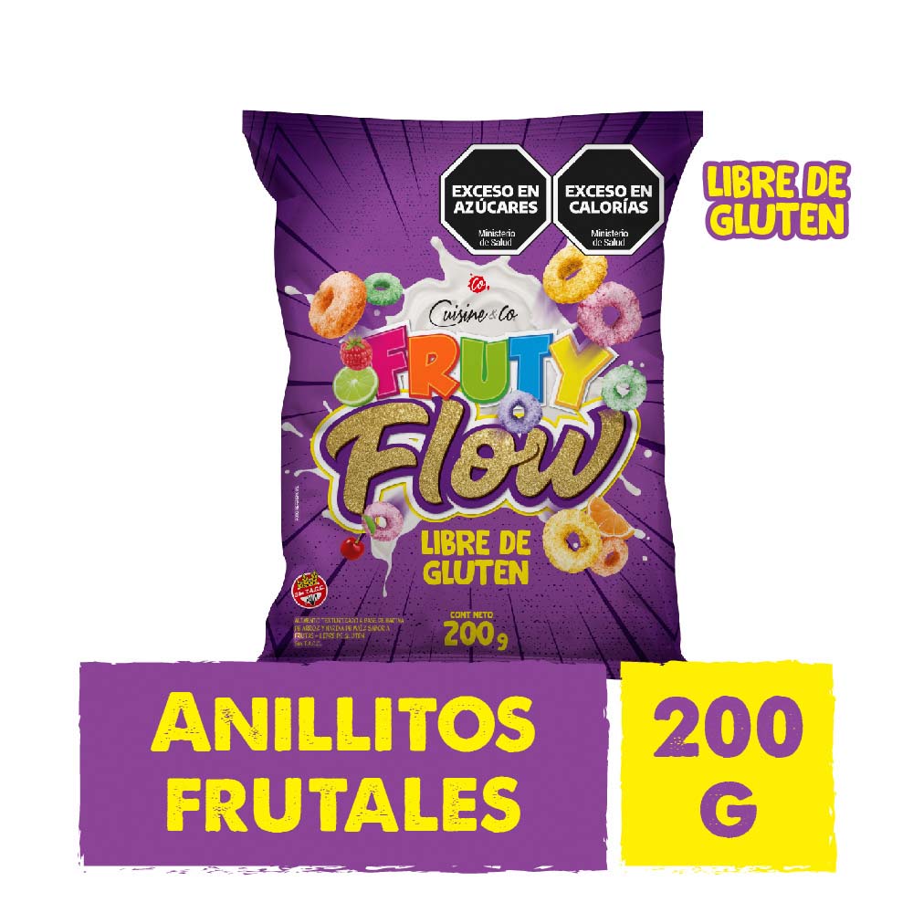Anillitos Frutales Sin Tacc 200 Grs Cuisine & Co - imagen del producto