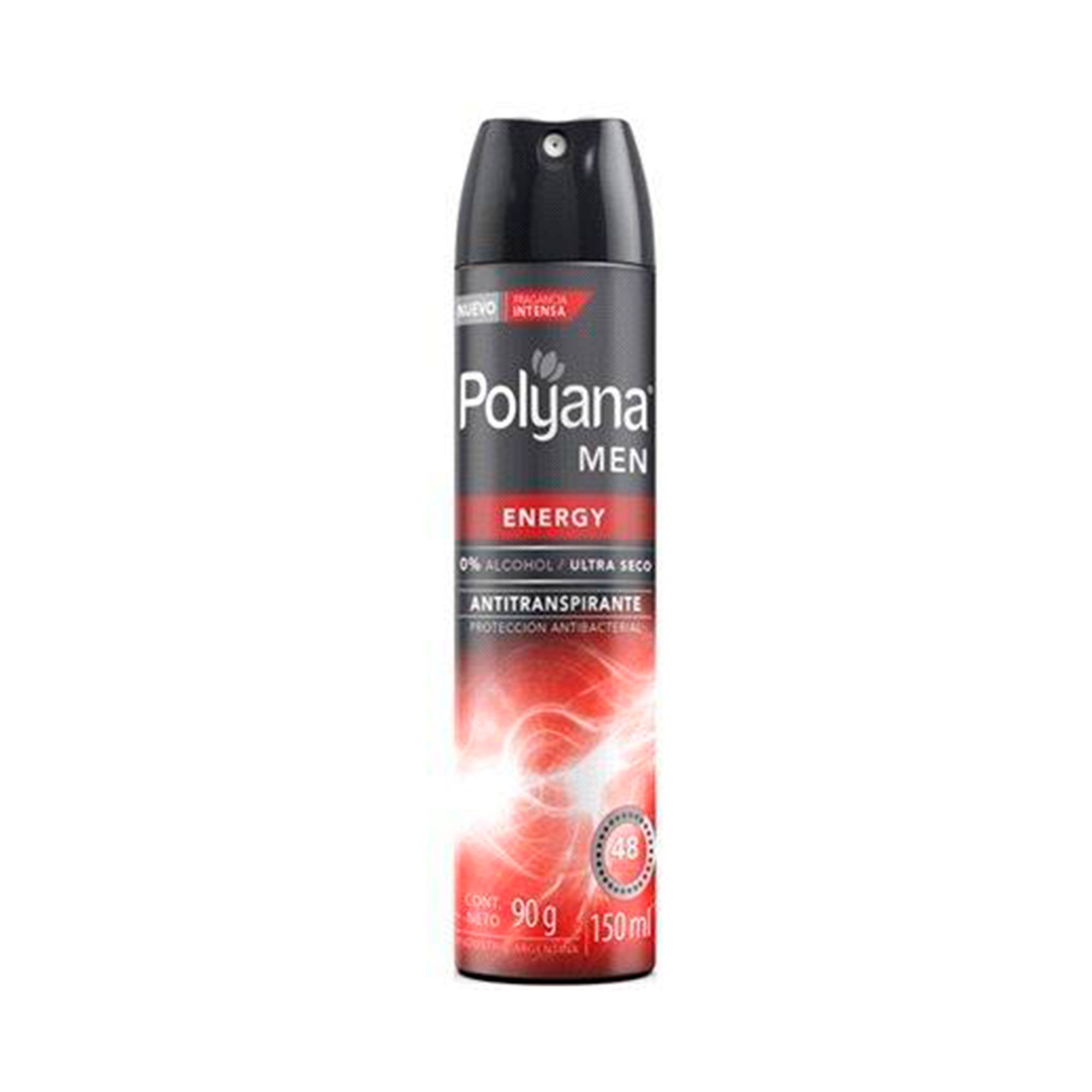Antitranspirante Polyana en aerosol energy men 150 cc. - imagen del producto