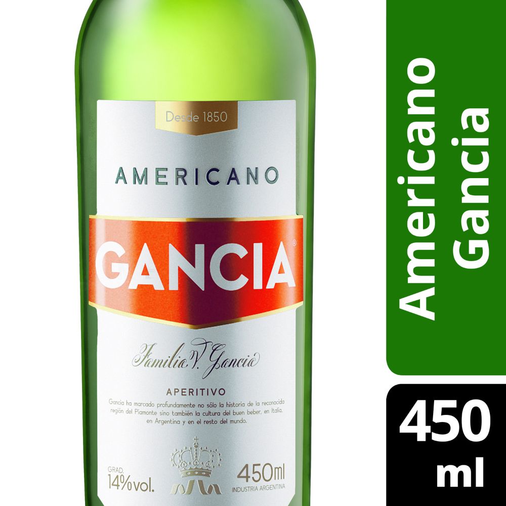 Aperitivo Sabor Limón 450 Ml Gancia - imagen del producto