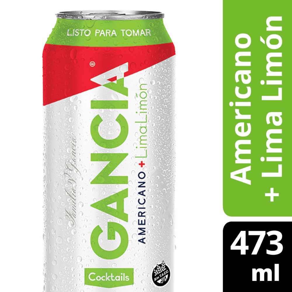Aperitivo Sabor Americano y Lima Limón 473 Cc Gancia - imagen del producto