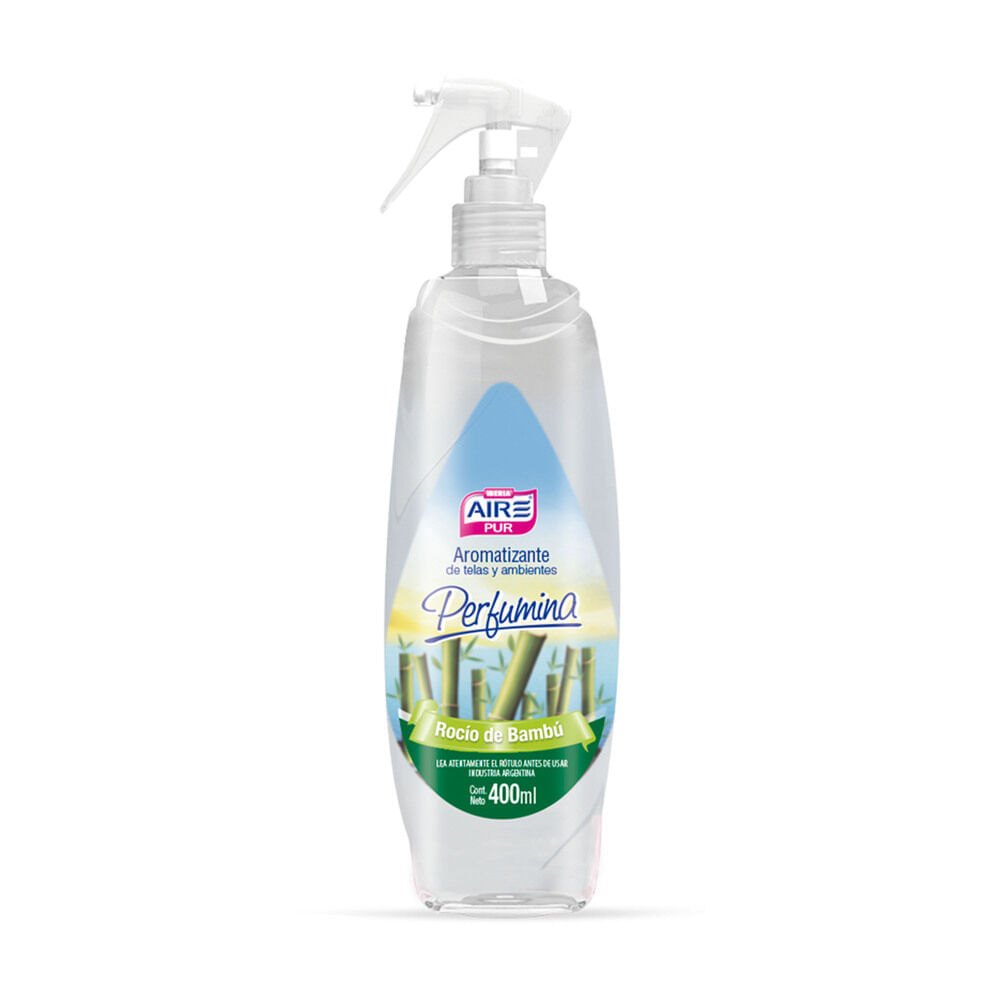 Aromatizante para telas Aire Pur rocío de bambú 400 cc. - imagen del producto