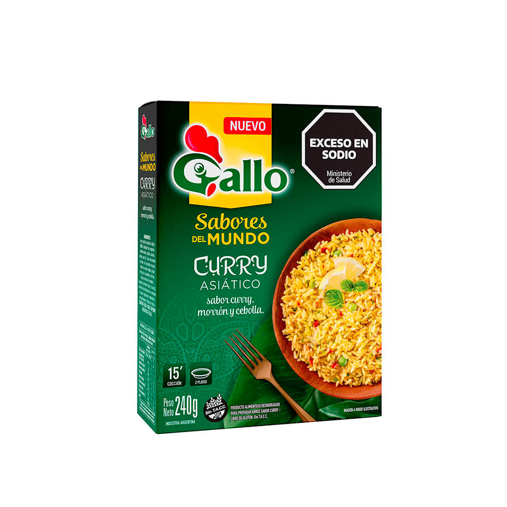 Arroz Curry Asiatico Gallo 240 Gr - imagen del producto