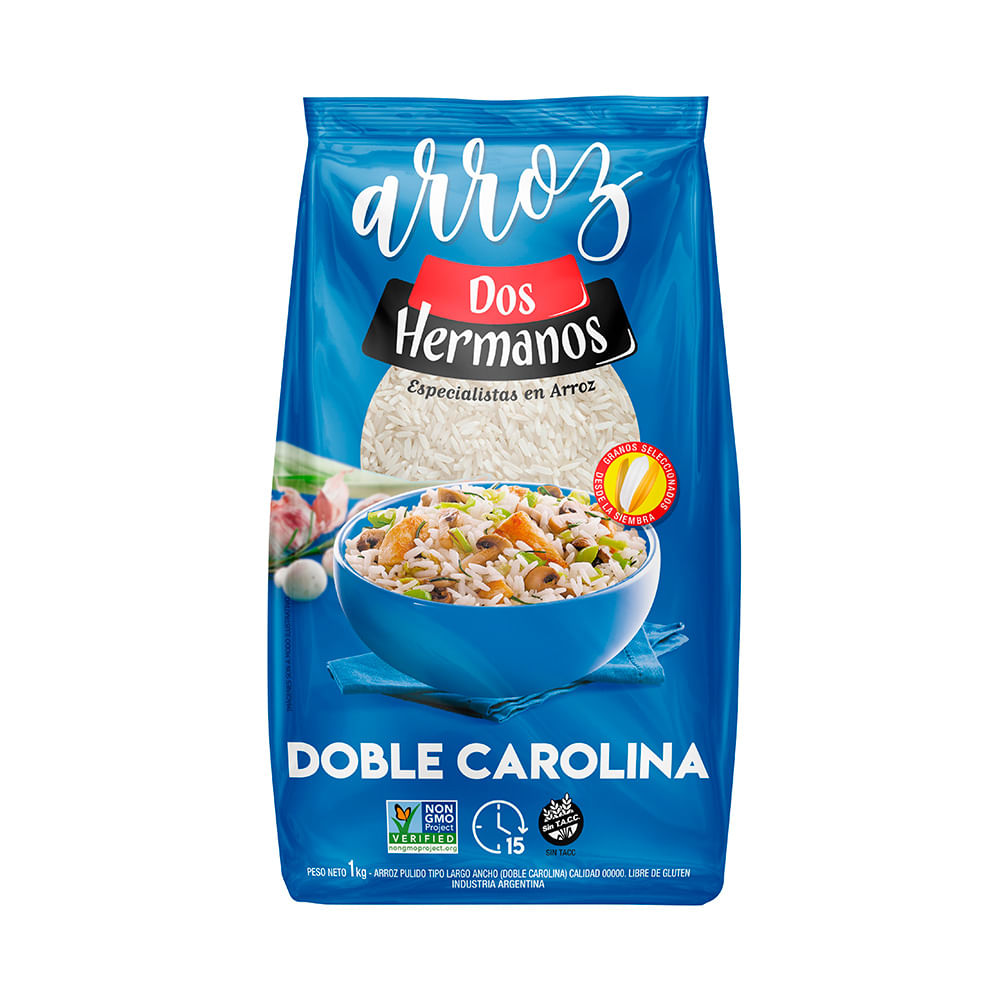 Arroz Doble Dos Hermanos 1kg - imagen del producto