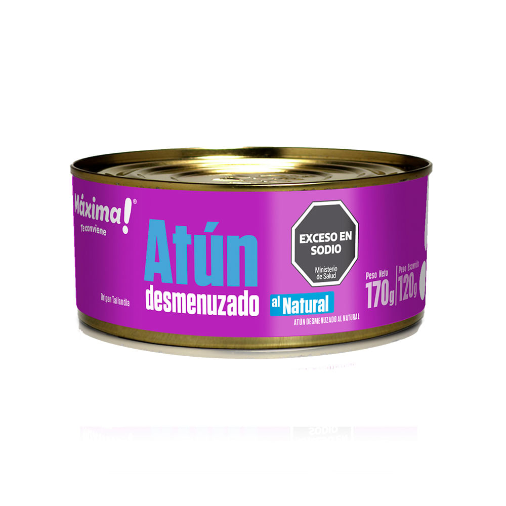 Atún Desmenuzado Al Natural 120 Grs Maxima - imagen del producto
