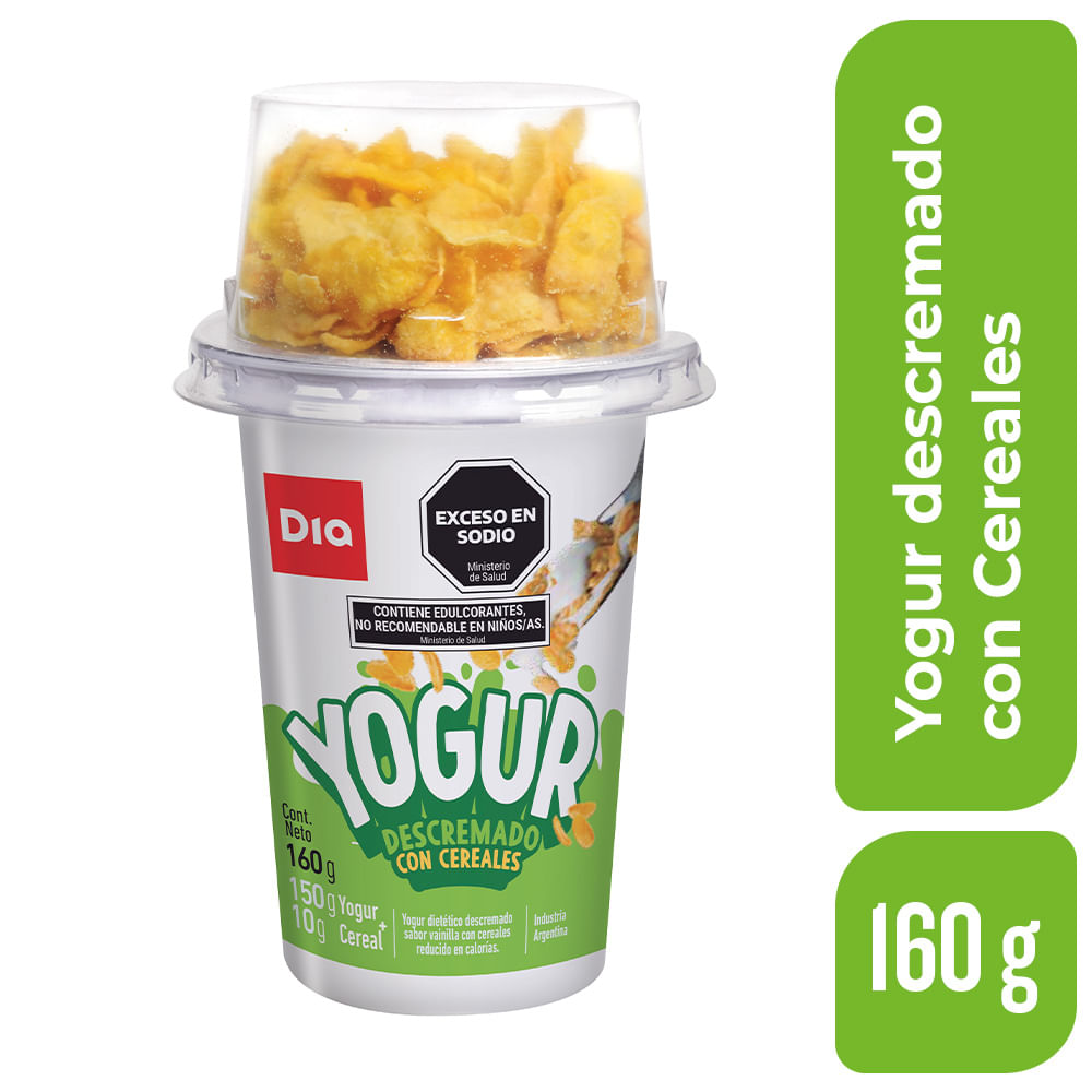 Yogur Descremado DIA con Cereales 160 Gr. image