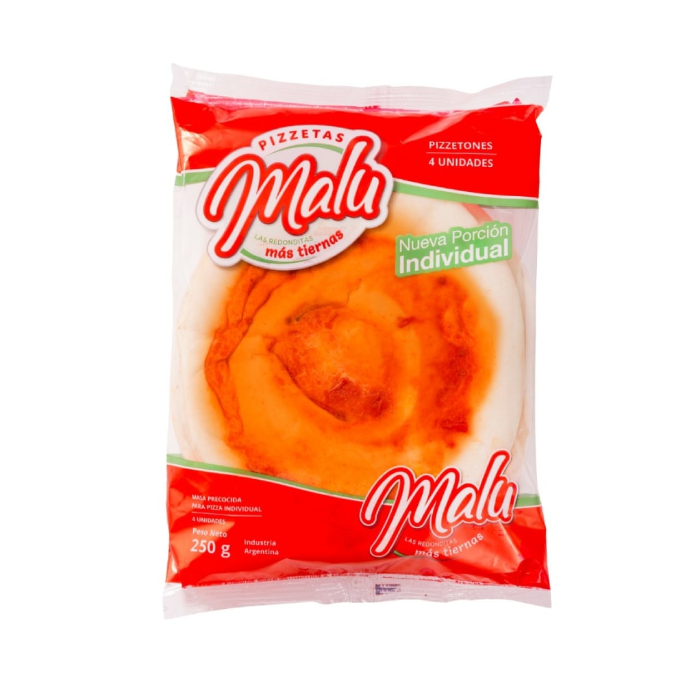 Pizzeton Malu 4 Un. 250 Gr. image