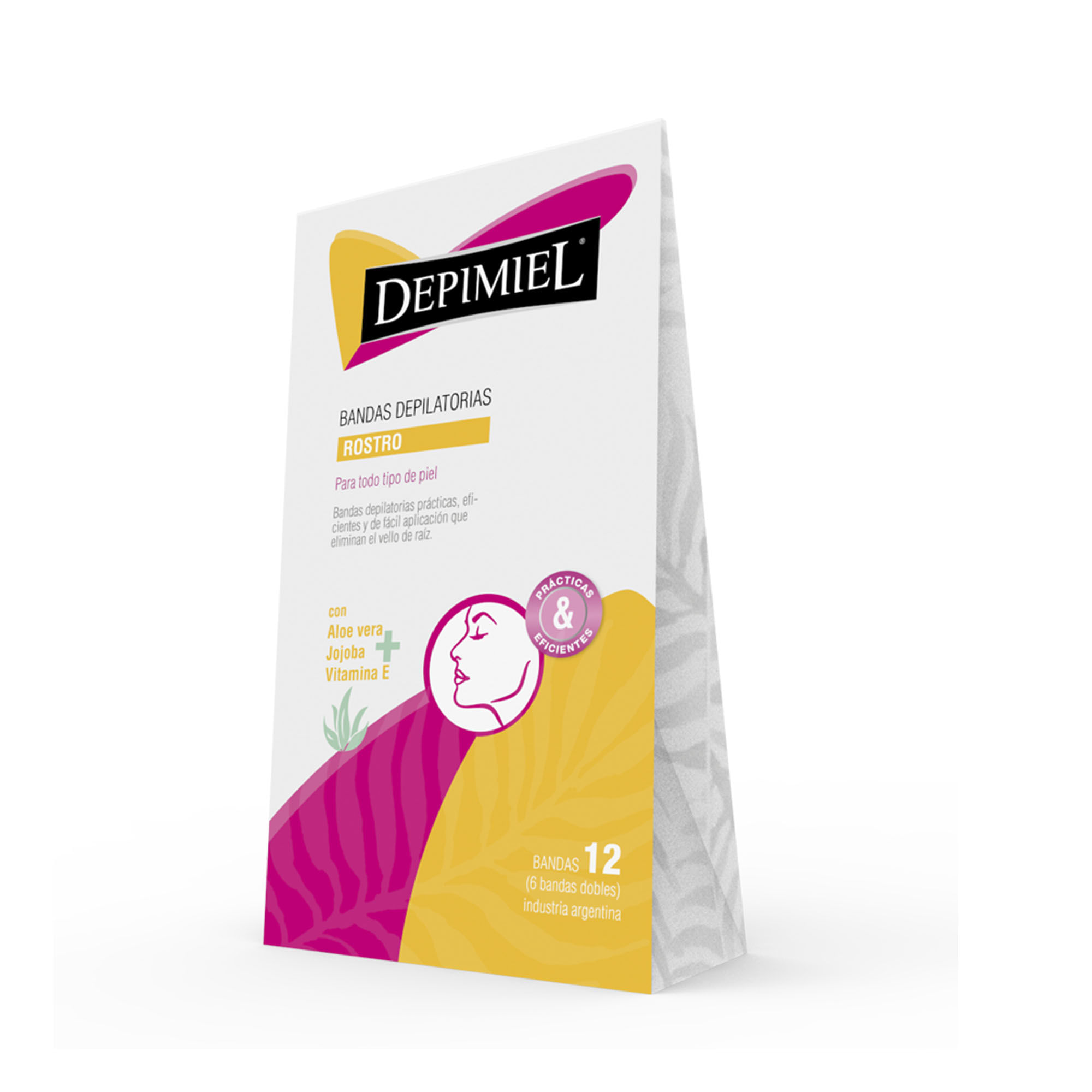 Bandas depilatorias rostro Depimiel x 12 uni - imagen del producto