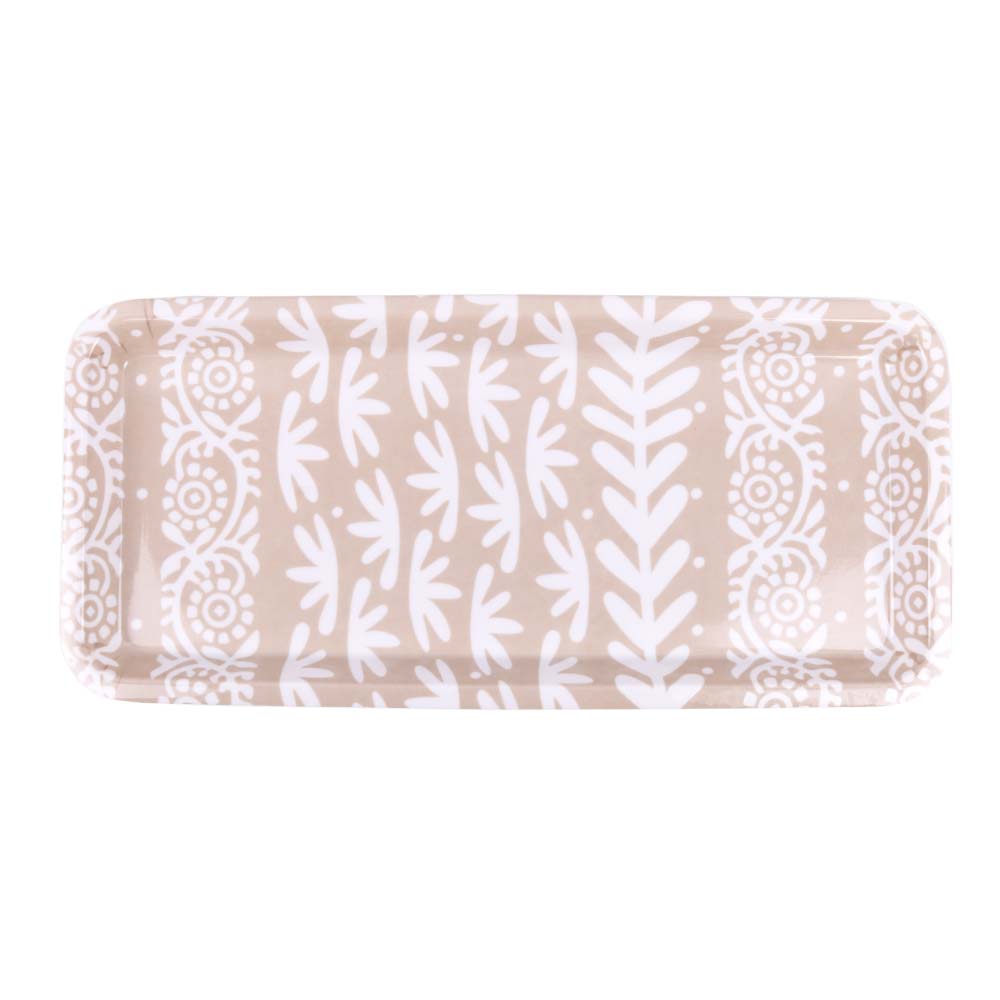 Bandeja Melamina 38 X 17 Cm Diseño Neutral Kre - imagen del producto