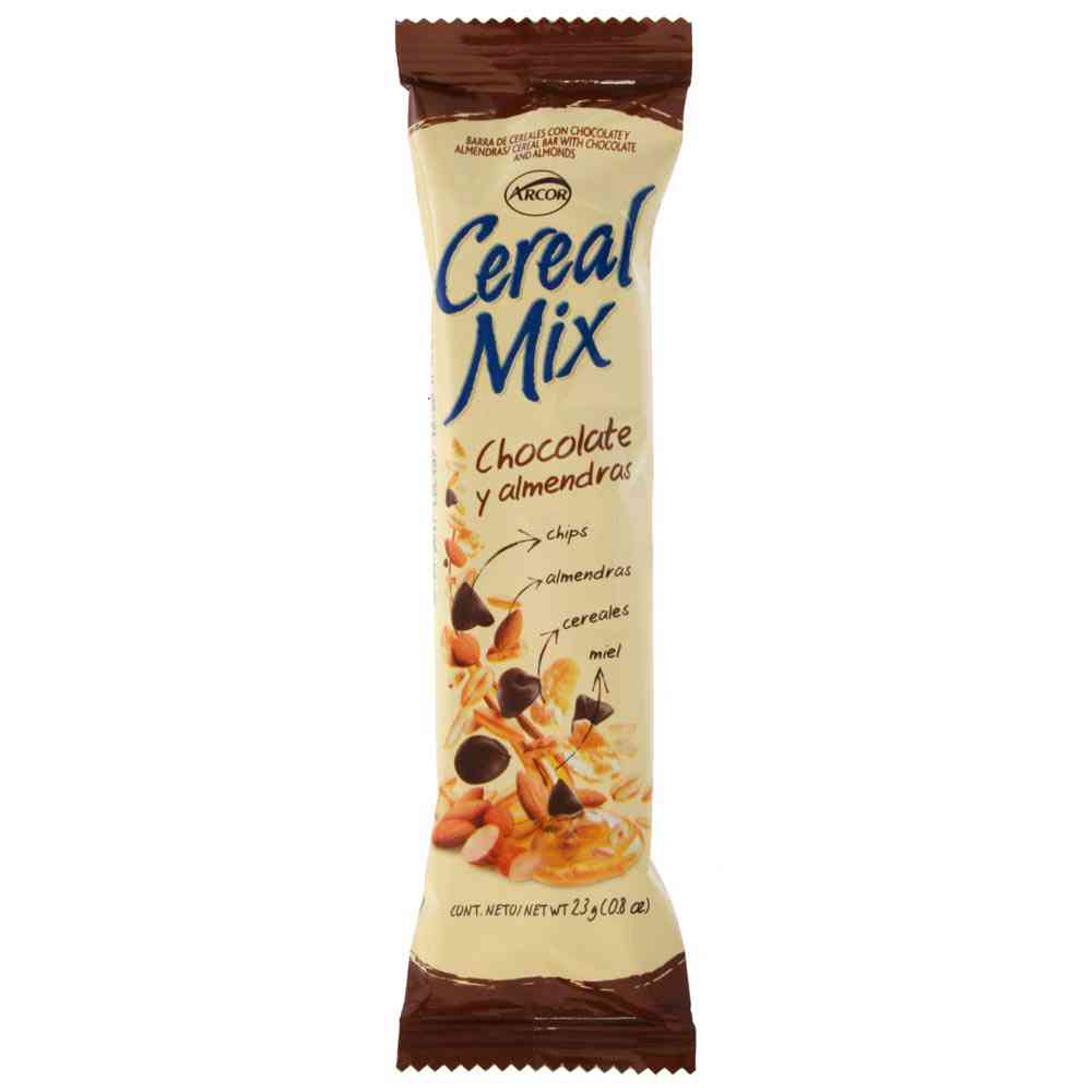 Barra de cereal Cereal Mix chocolate y almendras 23 g. - imagen del producto