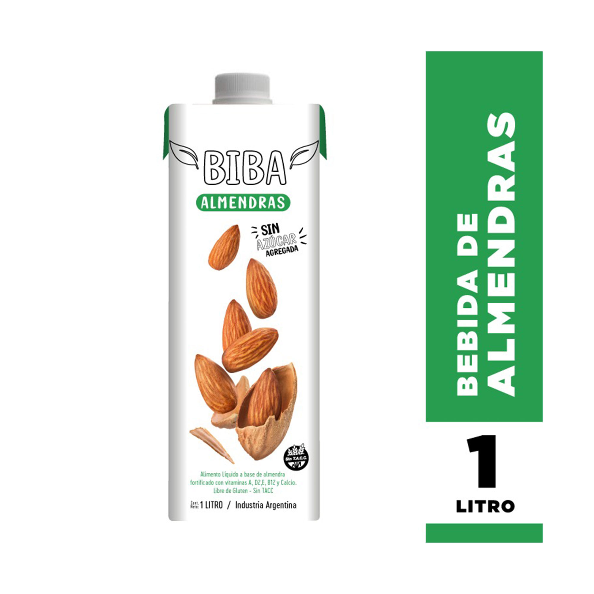 Bebida Vegetal Biba A Base De Almendras 1 L - imagen del producto