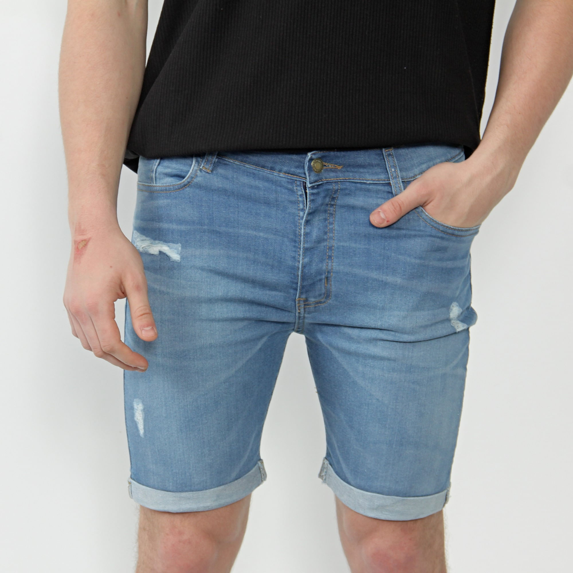 Bermuda Tex jean dobladillo - imagen del producto