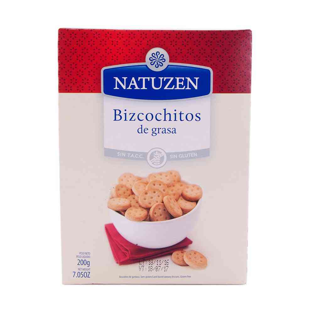 Bizcochitos De Grasa 200 Gr Natuzen - imagen del producto