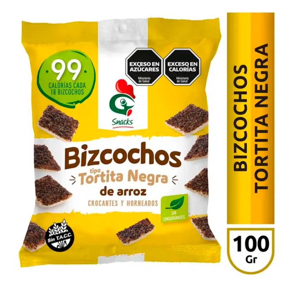 Bizcochos Tortita Negra Gallo 100gr - imagen del producto
