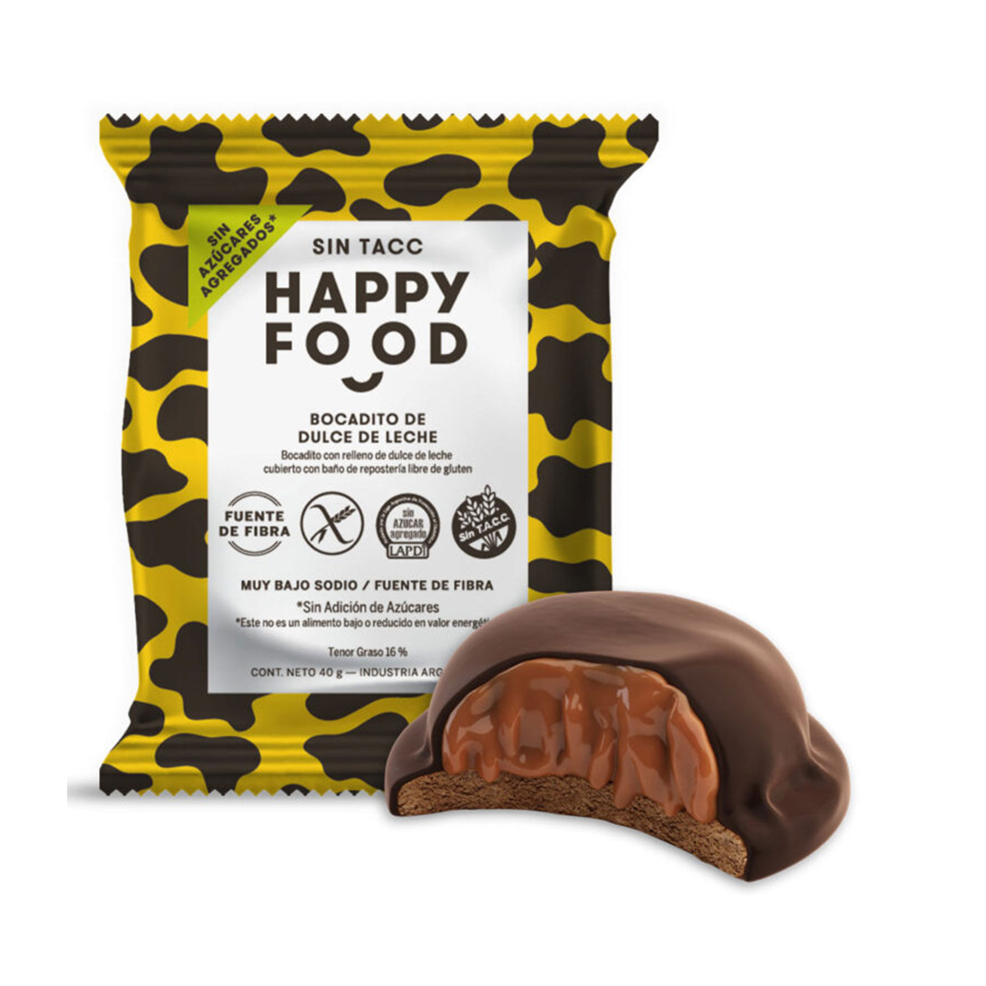 Bocadito De Dulce De Leche 120 Gr X 3 Un Happy Food - imagen del producto