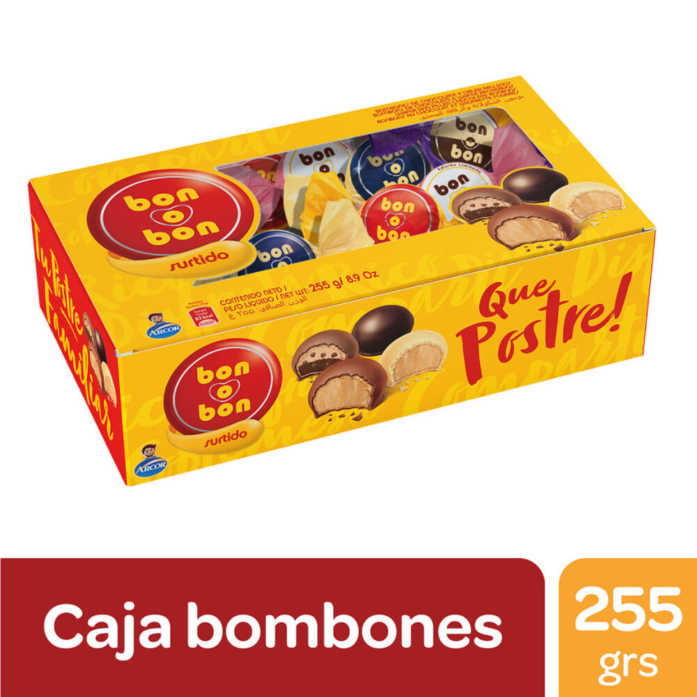 Bombón Surtido Bon O Bon 255 G - imagen del producto