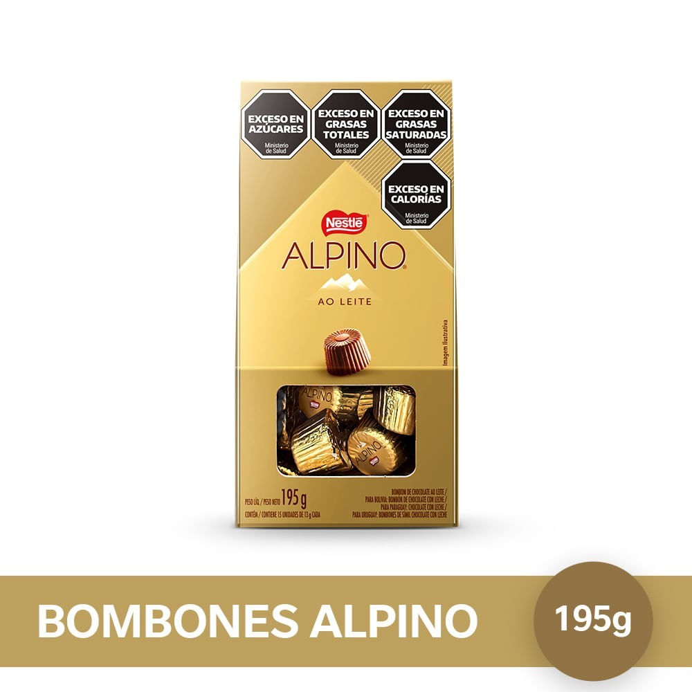 Bombones Chocolate 195 Grs Alpino Nestlé® - imagen del producto