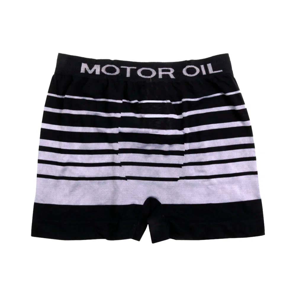 Boxer Hombre Rayado Negro Talle XXL x 1 Un Motor Oil - imagen del producto