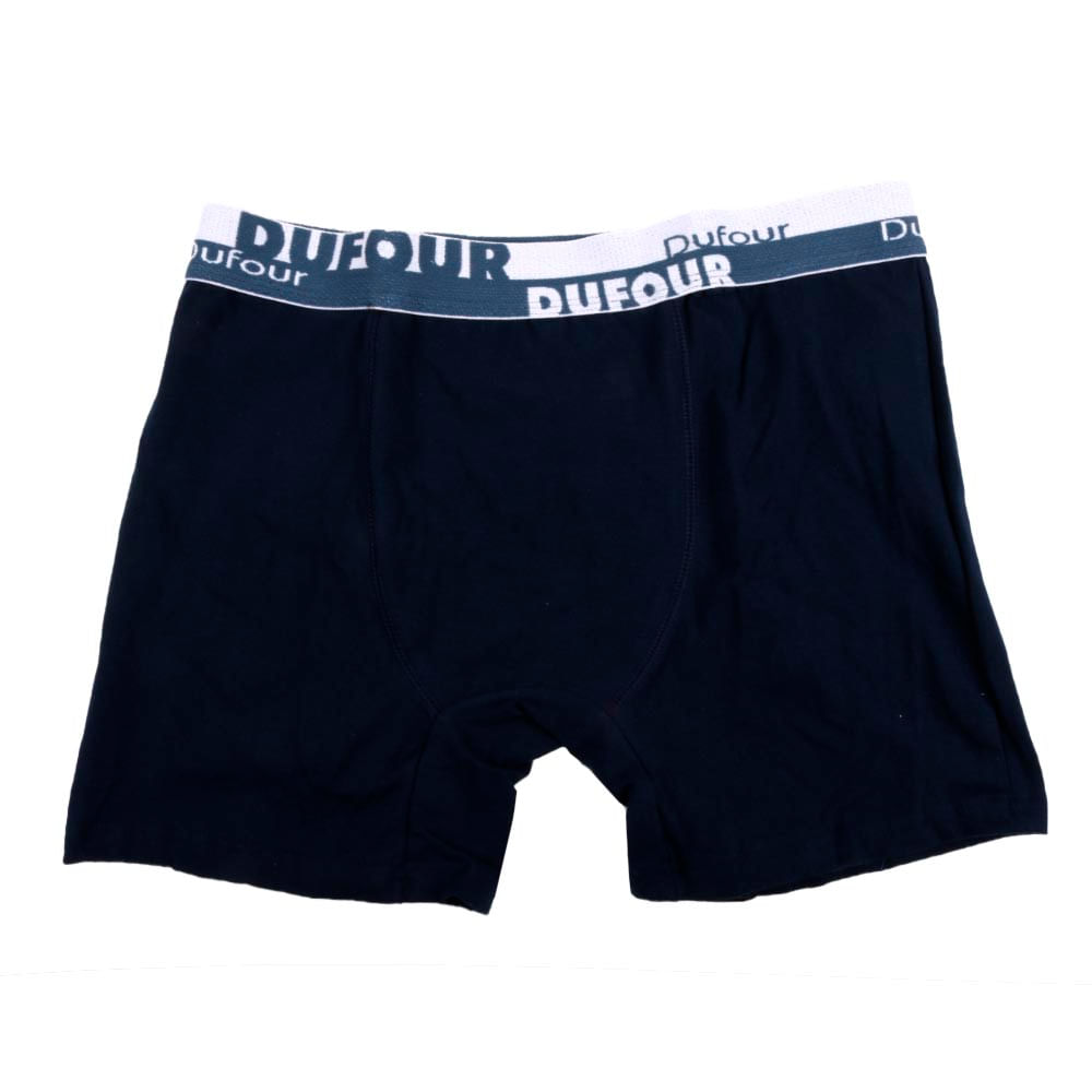 Boxer Algodón y Lycra Hombre Negro Talle 4 Dufour - imagen del producto