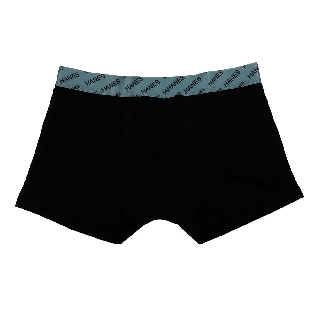 Boxer Liso Hombre Negro Talle 2 Hanesbrands - imagen del producto