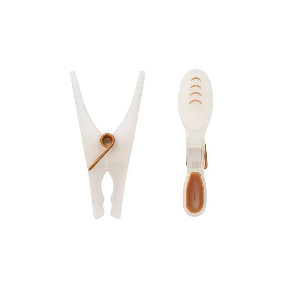 Broches Para La Ropa Beige 12 U - imagen del producto